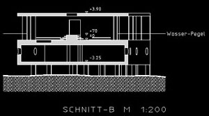 Die Beziehung zwischen Architektur und Essen - Schnittzeichnungen Querschnitt