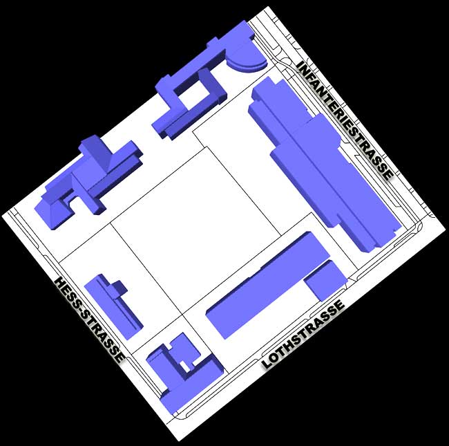 Wohnen fr Studenten und Gste der FHM - Diplomarbeit Architekturstudium