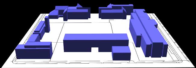 Wohnen fr Studenten und Gste der FHM - Diplomarbeit Architekturstudium