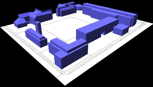 Wohnen fr Studenten und Gste der FHM - Diplomarbeit Architekturstudium